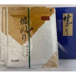≪贈答用≫　極上焼き海苔セット（全形7枚入×3帖）